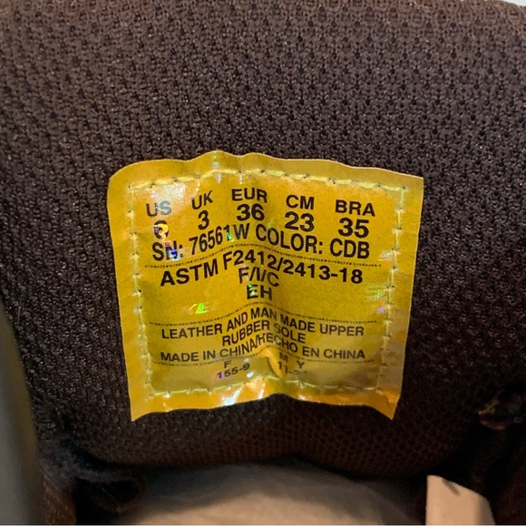 *NWOT* Skechers Steel Toe Workshire-Peril Leather Boots - Picture 12 of 13